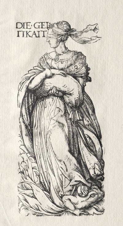 De sju lasterna: Avarice, ca. 1510. av Hans Burgkmair