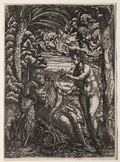 Venus och Merkurius av Hans Burgkmair