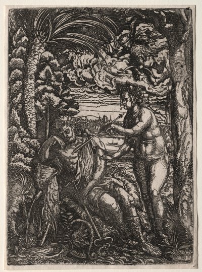 Venus och Merkurius. av Hans Burgkmair