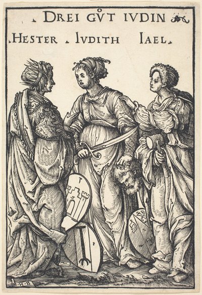 Hester, Judith och Jael av Hans Burgkmair I