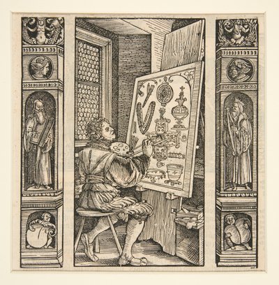 Juvelmålaren från Petrarch av Hans Burgkmair the Elder