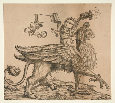 Herald (Triumfens tillkännare) av Hans Burgkmair the Elder