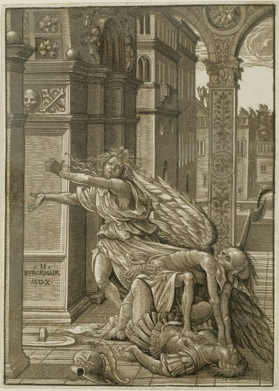 Älskande överraskade av döden av Hans Burgkmair the Elder