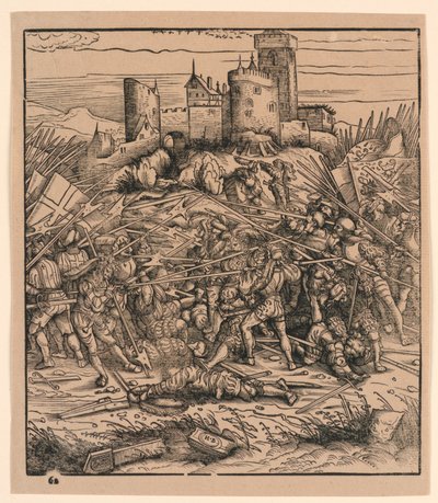 Slaget vid Nauders, från "Der Weisskunig" av Hans Burgkmair the Elder