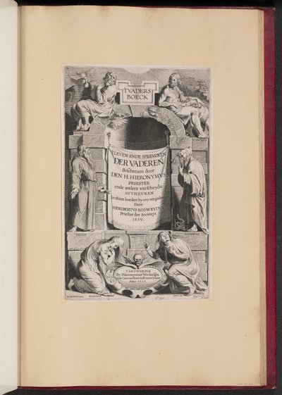Titelsida för Heribert Rosweyde, 