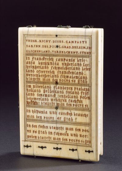 Tablettkompasssolur, Nurenberg, 1574 (se även 259577-78 & 259580) av Hans Ducher