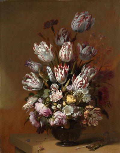 Stilleben med blommor, 1639. av Hans Gillisz. Bollongier
