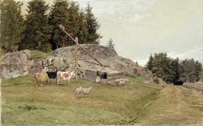 Landskap från Sandefjord av Hans Gude