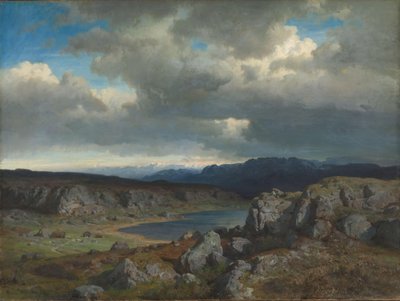Norska höglandet av Hans Gude