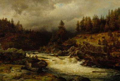 Forsar i Norge av Hans Gude