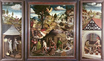 Gruvlandskap, 1521 av Hans Hesse