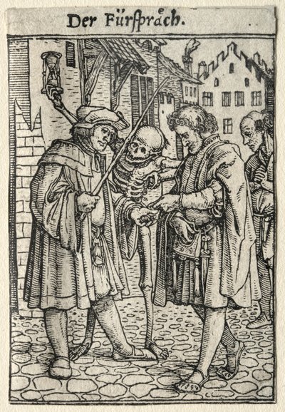 Dödsdansen: Advokaten av Hans Holbein