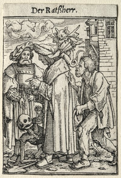 Dödsdansen: Rådmannen av Hans Holbein