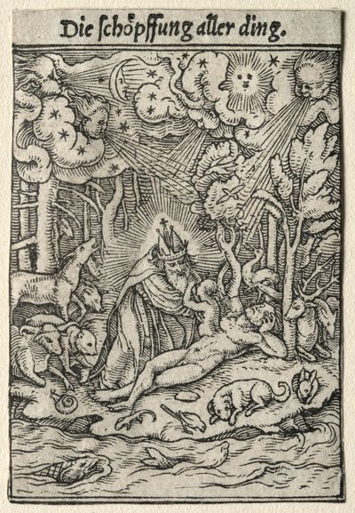 Dödsdansen: Skapelsen. av Hans Holbein
