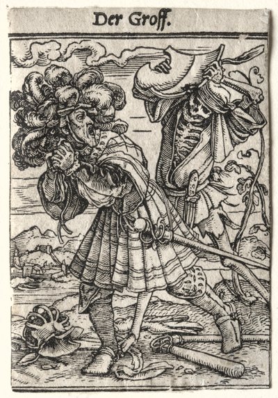 Dödsdansen: The Earl, ca. 1526. av Hans Holbein