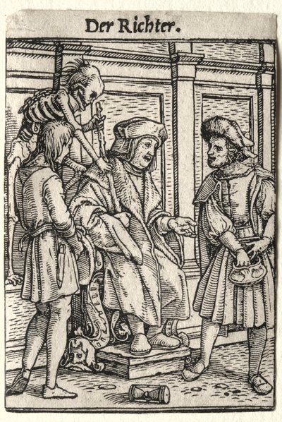 Dödsdansen: The Judge. av Hans Holbein