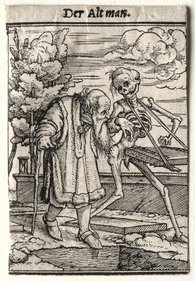 Dödsdansen: Den gamle av Hans Holbein