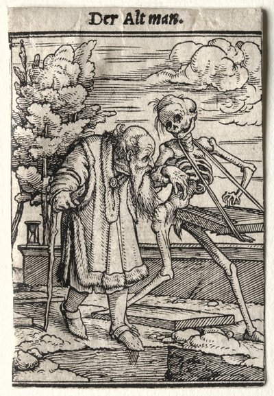 Dödsdansen: Den gamle. av Hans Holbein