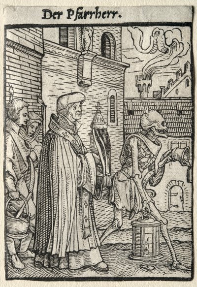Dödsdansen: Pastorn av Hans Holbein