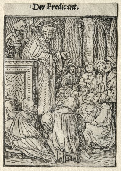 Dödsdansen: Predikaren. av Hans Holbein