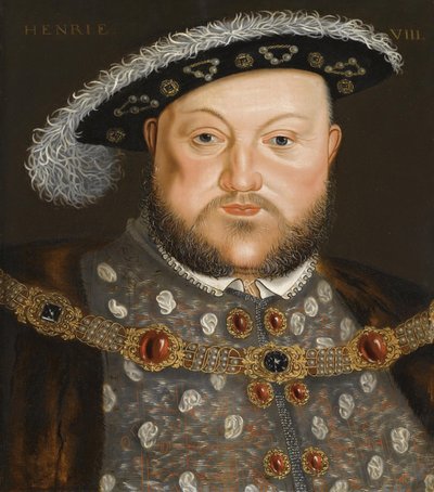 Porträtt av kung Henrik VIII av England av Hans, Holbein