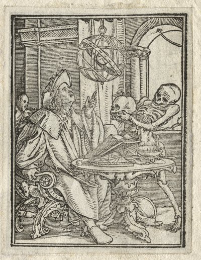 Dödsdansen: Astrologen; Den rike mannen av Hans Holbein