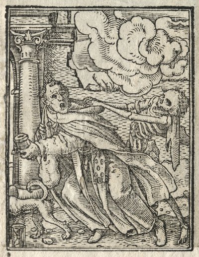 Dödsdansen: The Mendicant Friar; Nunnan av Hans Holbein