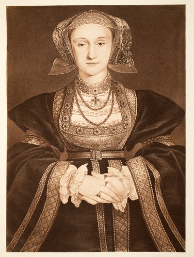 Anne av Cleves, ca 1539, pub. 1902 (kollotyp) av Hans Holbein der Jüngere