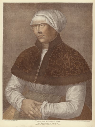 Elsbeth, Hans Holbeins hustru (akvatint) av Hans Holbein der Jüngere