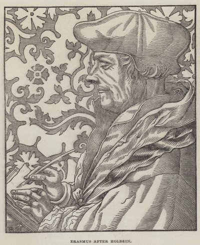 Erasmus av Hans Holbein der Jüngere