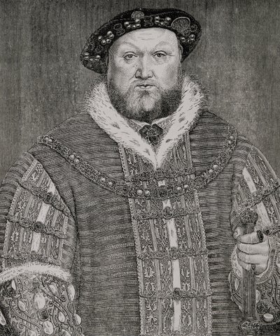 Henrik VIII (1491-1547) av Hans Holbein der Jüngere