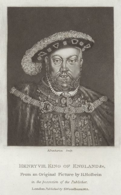 Henrik VIII kung av England av Hans Holbein der Jüngere