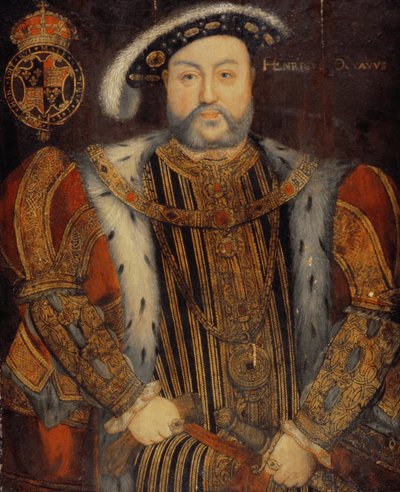 Porträtt av Henrik VIII (1491-1547) av Hans Holbein der Jüngere