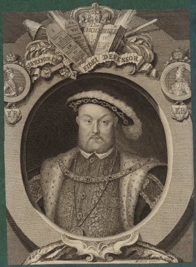 Porträtt av kung Henrik VIII av England av Hans Holbein der Jüngere