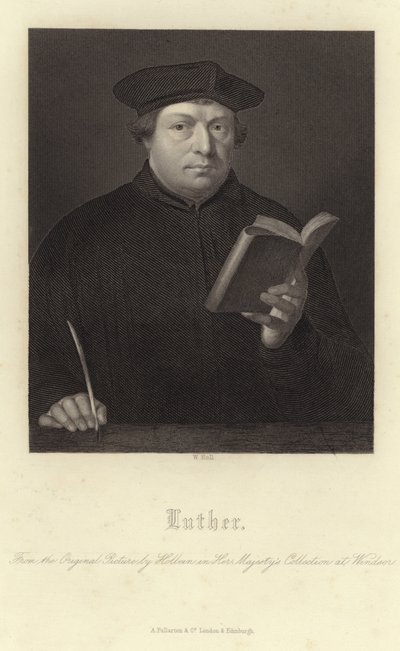 Porträtt av Martin Luther av Hans Holbein der Jüngere