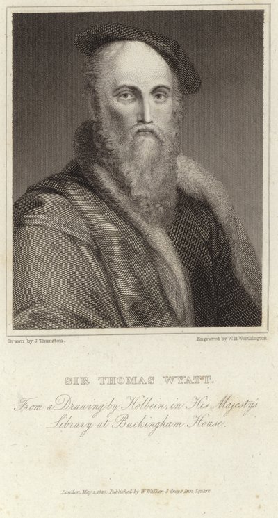 Porträtt av Sir Thomas Wyatt av Hans Holbein der Jüngere