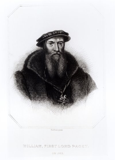 Porträtt av William, First Lord Paget av Hans Holbein der Jüngere