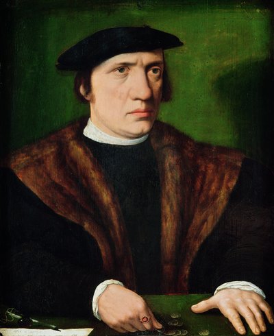 Porträtt av en man av Hans Holbein der Jüngere