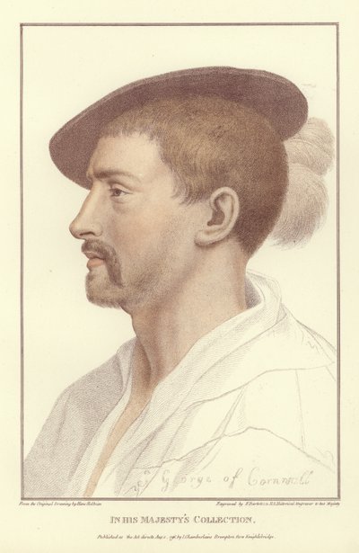 Simon George av Quocoute (akvatint) av Hans Holbein der Jüngere