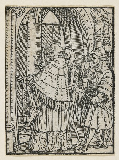 Kanonen från Dödsdansen (Lyons), 1538, 1523-1526 av Hans Holbein der Jüngere