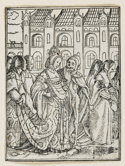 Kejsarinnan från Dödsdansen (Lyon), 1538, 1523-1526 av Hans Holbein der Jüngere