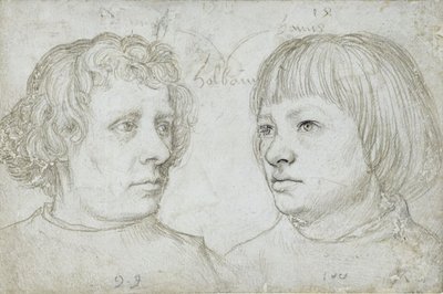 Ambrosius och Hans av Hans Holbein the Elder
