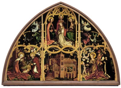 Tyska: Basilika Santa Maria Maggiore, rechter Tafel: Enthauptung der hl. Dorothea Basilica Santa Maria Maggiore av Hans Holbein the Elder