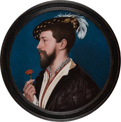 Porträtt av Simon George av Cornwall , ca 1535-40 (blandteknik på ekträ) av Hans Holbein the Elder