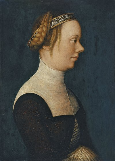 Porträtt av en kvinna av Hans Holbein the Elder