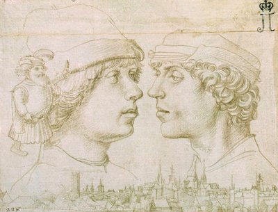 Porträtt av konstnärens son, 1514. av Hans Holbein the Elder