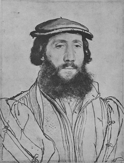 A Gentleman: Okänd, c1535 1945 av Hans Holbein der Jüngere