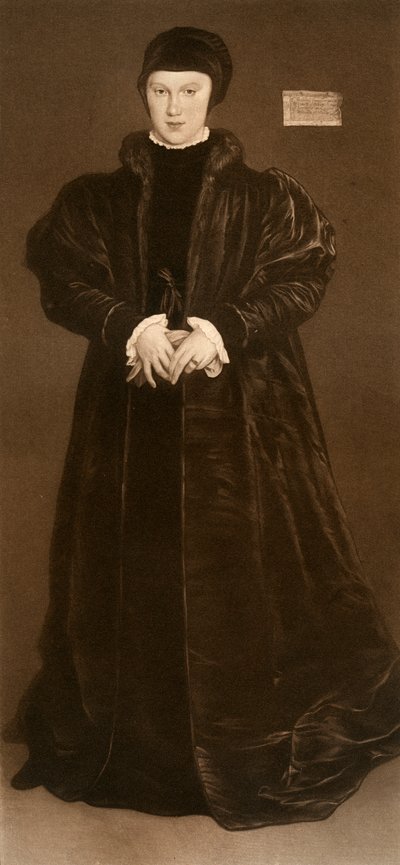 Christina av Danmark, hertiginna av Milano, 1538, 1902 av Hans Holbein der Jüngere