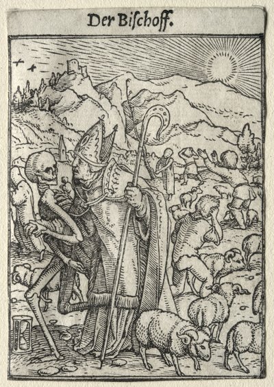 Dödsdansen: Biskopen av Hans Holbein the Younger