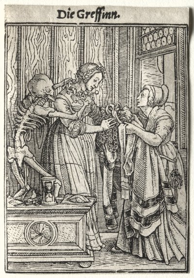 Dödsdansen: Grevinnan av Hans Holbein the Younger